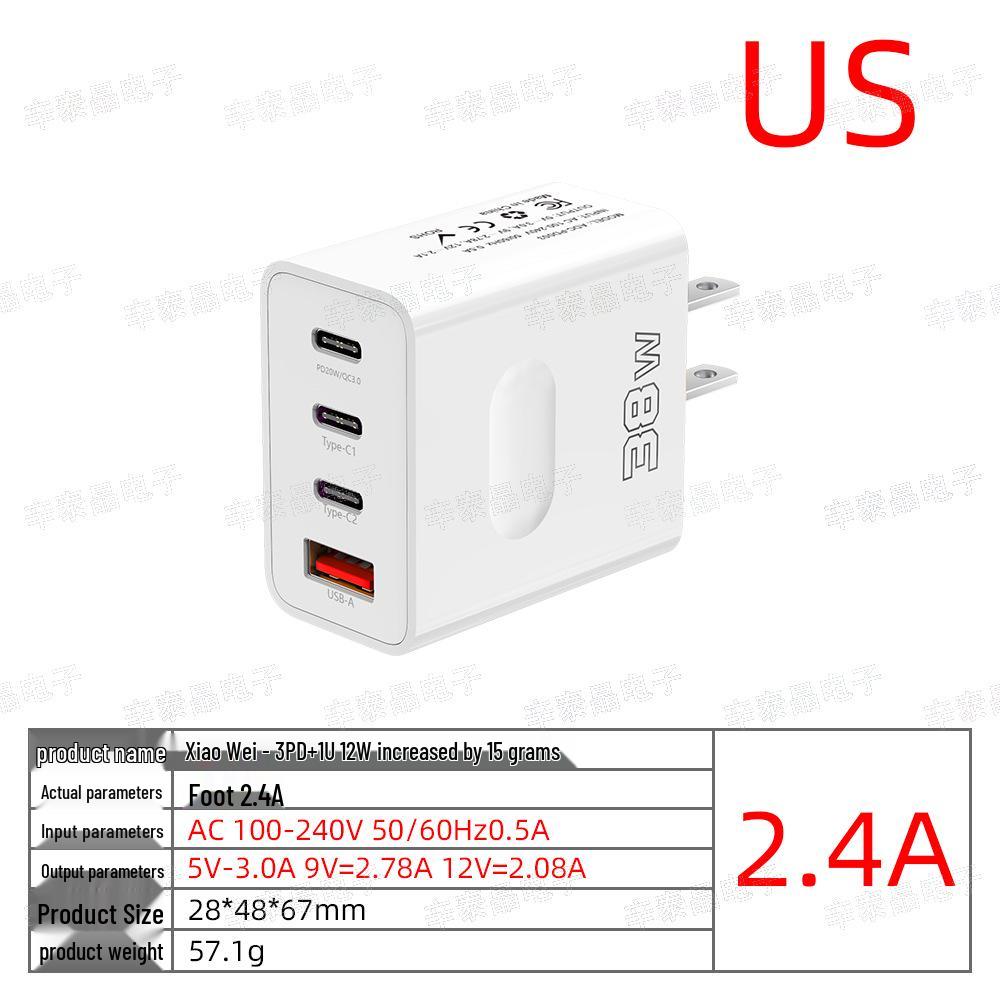 Universal Multi-Port USB Travel Charger with 12 Adapters - 38W Fast Charging for EU, US, UK Devices