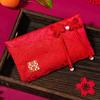 Embroidery Wedding Hongbao Blessing Words Red Pockets Brocade Red Envelop  Spring Festival