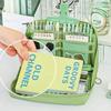 Big Kawaii Cute Pencil Case 90 ° Opening Pencil Pen Bag Pouch Box Holder 12 Pockets Organizer Stationery School Supplies