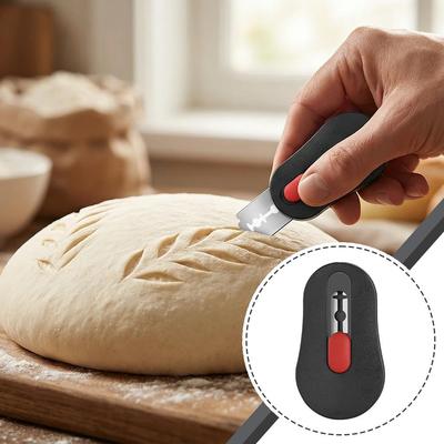 Bread Scoring Knife Refrigerator Magnet Set 6 Blades Included Magnetic Bread Lame European Style Dough Slashing Tool