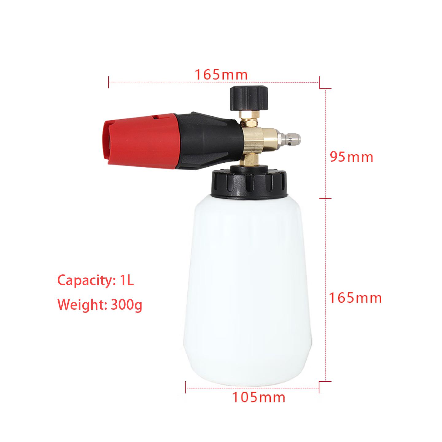 

Foam Spray Bottle Big Mouth Snow Foam Spray Gun Cleaning Machine High-pressure Adjustable Spray Angle Watering Cleaning Tool