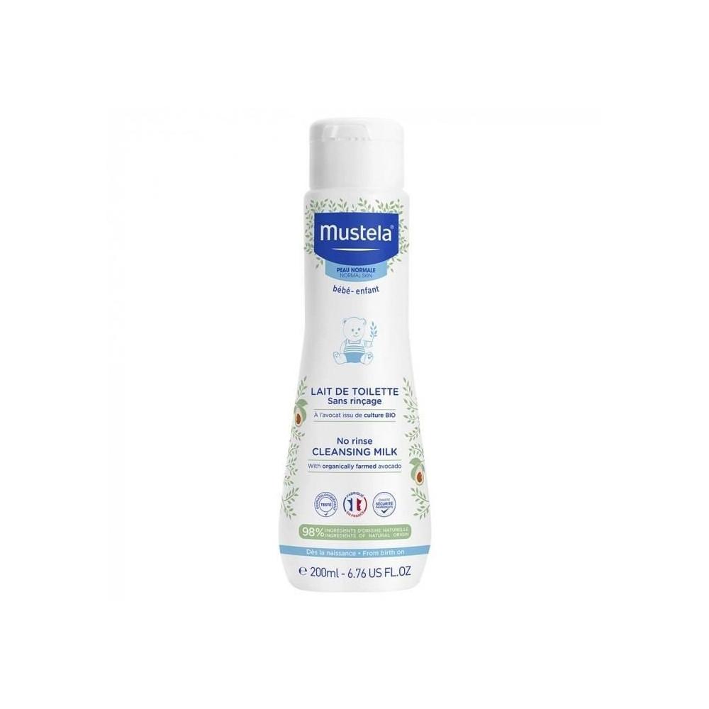 

Органическое несмываемое очищающее молочко с авокадо Mustela 200 мл