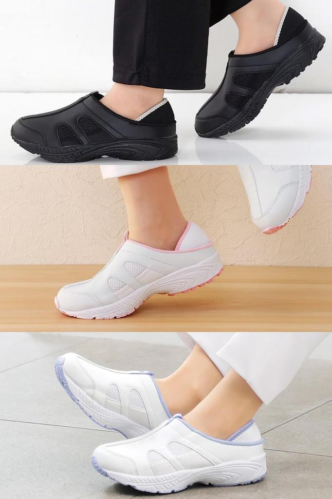 Nursery Nurse Classic Everyday Wide 4E Suitable for and 13 Colors Size 1588211A Shoes, 2-Way Shoes, Lightweight, Width, Nursing, Men's Women's,