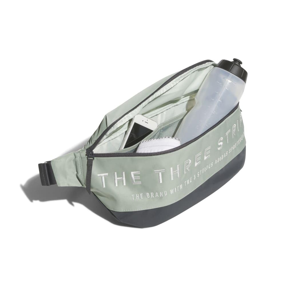 Adidas Schriftzug Hüfttasche KCE41 Silber Grün (JL5138)