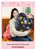 Cartoon Cloud Plush Pillow: Emoji Cushion for Bedside, Bay Window, Office Chair & Girls' Room
