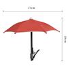 Titok bent metal hose locomotive umbrella with clip bracket mobile phone sunscreen small umbrella manufacturer