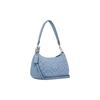 Coach Teri 25 Classic Monogram Jacquard Zipper Closure Handbag Women Handbags Cornflower-Blue Multicolor CH139-SVM6A