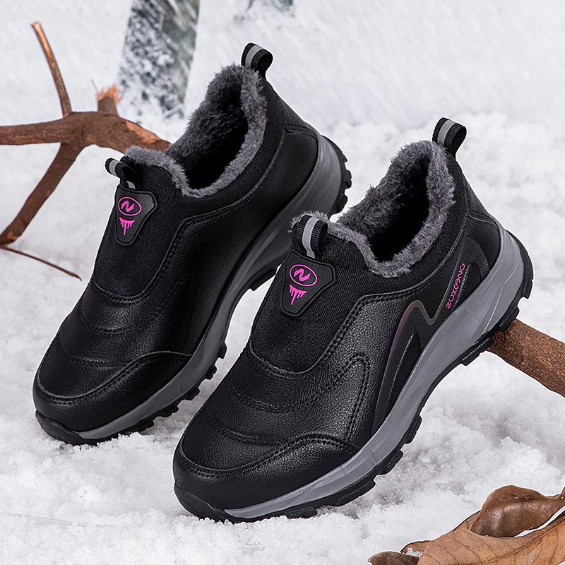 

Зимние зимние ботинки для мужчин и женщин, сохраняющие тепло, хлопковая обувь, уличная походная обувь, плюшевые теплые высокие ботильоны, мужские кроссовки