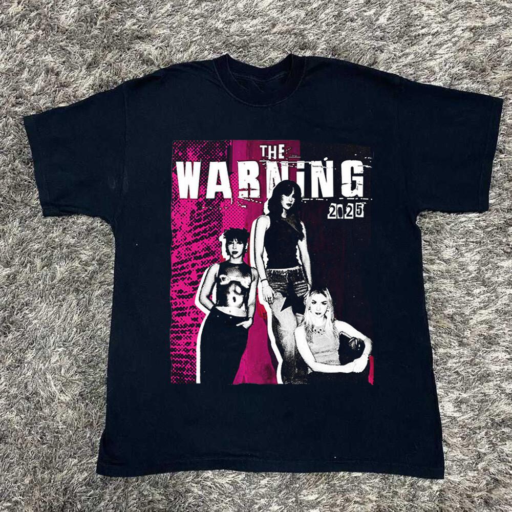 New The Warning band 2025 tour Gift For Fans Unisex S5XL Shirt S