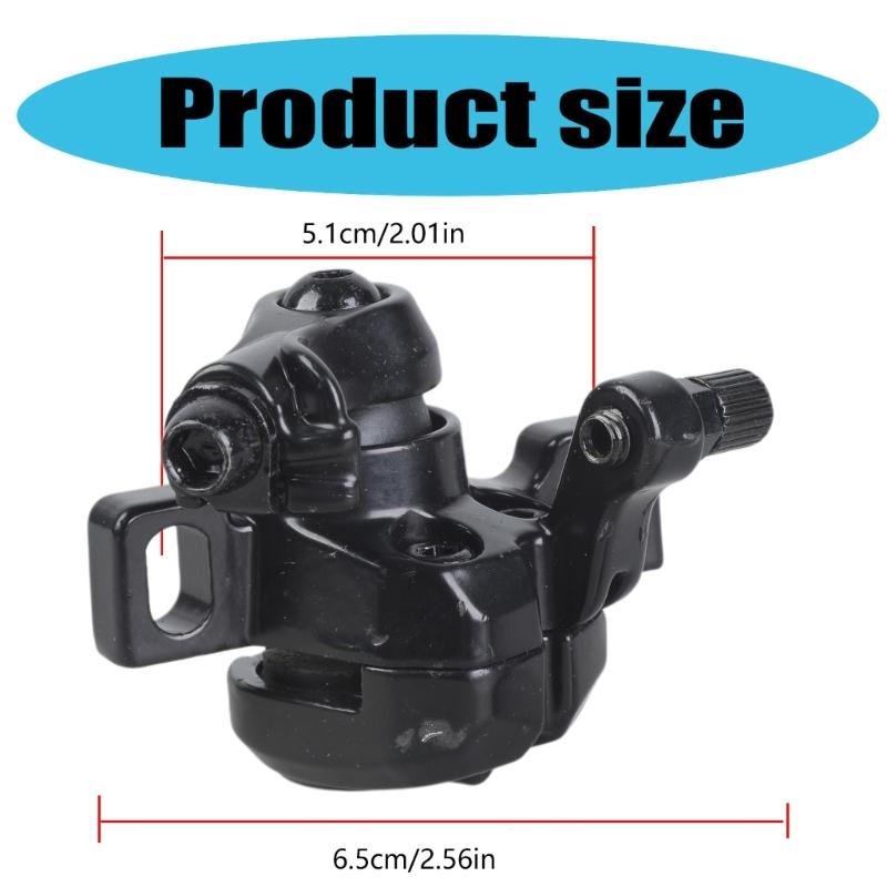 Electric Scooter Rear Brake Caliper Replacement Rear Wheel Disc Brake Left Side Aluminum Alloys Disc Brake Caliper