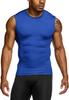 Tesla Sleeveless Compression Tank Top with UV Protection and Ideal for Base and Product Men's Quick-Drying Sweat-Wicking, Running, Training, Fitness,
