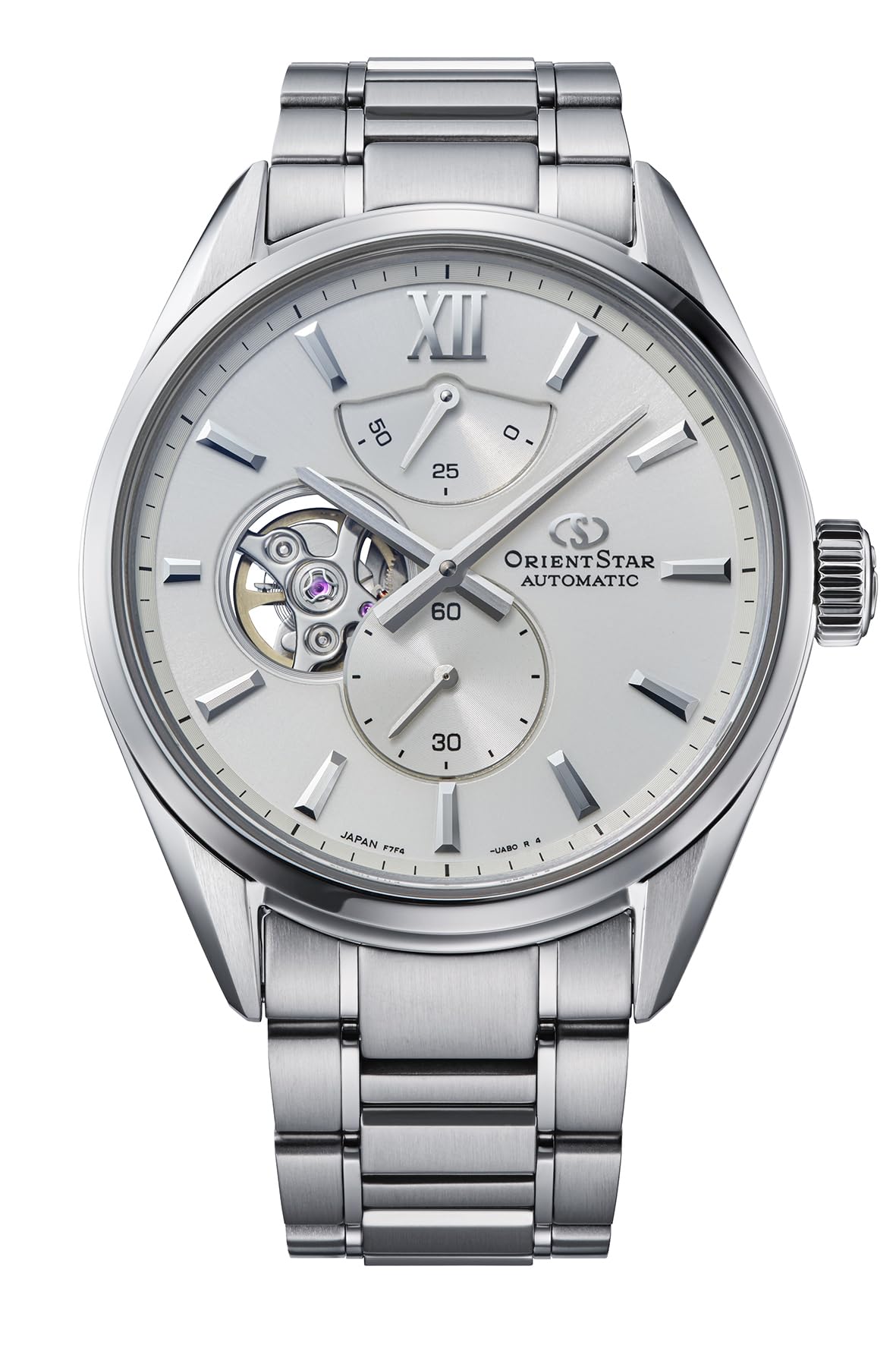 

Orient Star M34 F7 Automatic Made in Warranty Semi-Skeleton Watch, Men s, White, Japan, 2-Year Manufacturer s (RK-BY0011S) білий