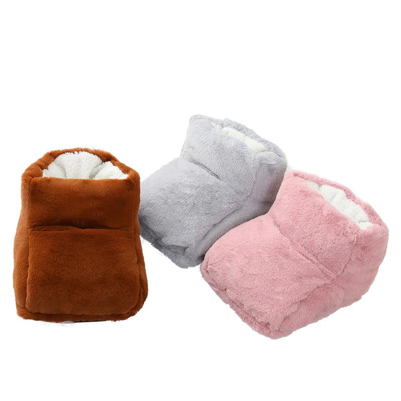 Usb Electric Heater Foot Warmer Heated Comfort Plush Cushion Couple Warm Foot Cover Feet Heating Pads For Home Sleeping
