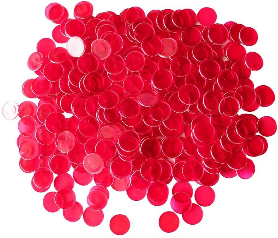 300Pcs 19Mm Count Bingo Chips Markers For Bingo Game Cards Plastic For Classroom Children And Carnival Bingo Games