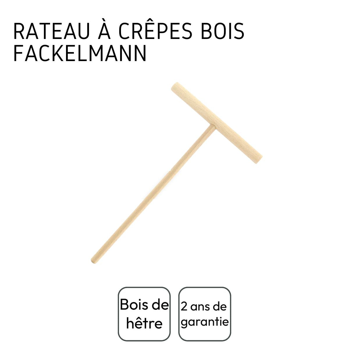 Râteau à crêpes 20 cm Fackelmann Wood Edition ref. 5678150 acheter à prix  bas — livraison gratuite, avis réels avec des photos — Joom