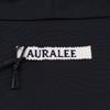 AURALEE Brand new unused A23SB02PC HIGH DENSITY COTTON POLYESTER CLOTH HOODED BLOUSON coat 38 blackUsed