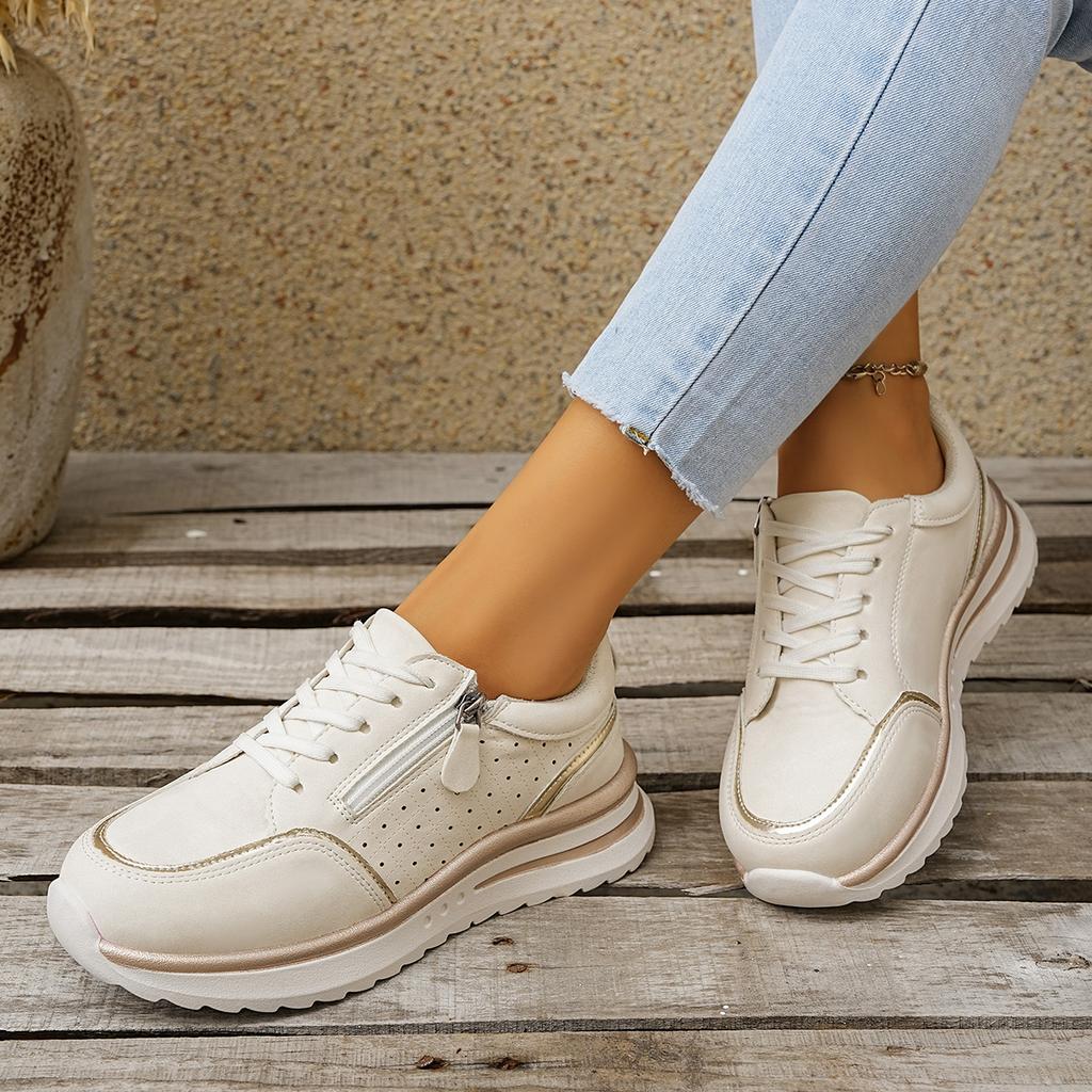 Fashion Women Sneakers Soft Bottom Casual Sneakers Women Breathable Mesh Sports Shoes Women Lightweight Anti-Slip Summer Flat Shoes
