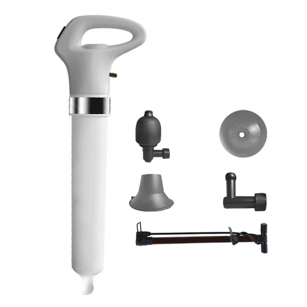 High Pressure Sewer Dredge Clogged Remover Toilet Plunger Drain Cleaner Pump Air Drain Blaster Manual Pneumatic Dredge Tool