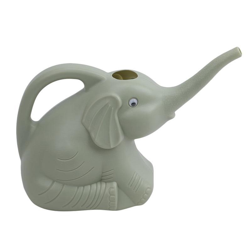 

Уличная форма слона лейка горшок пластиковые садовые горшечные растения портативный 1 шт. зелёный