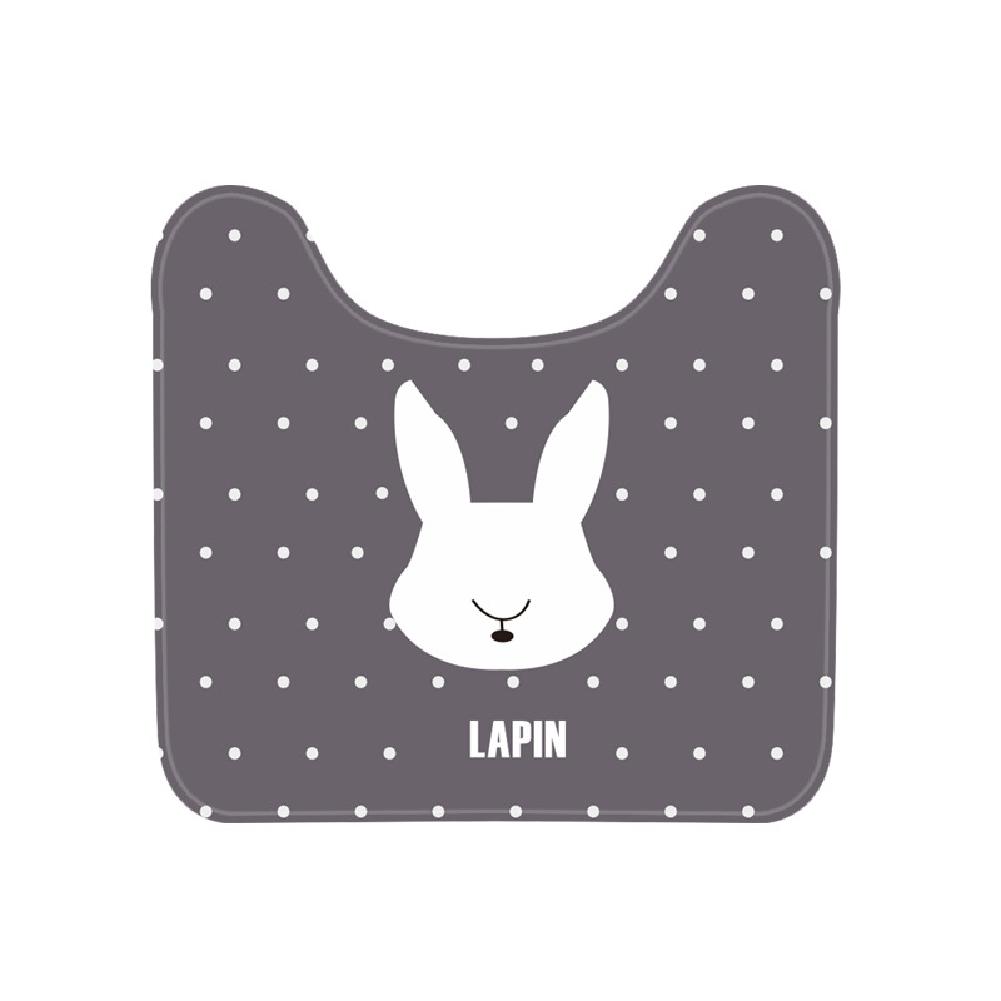 U-shaped Toilet Mat Non Slip Absorbent Bath Commode Contour Rug Floor Carpet For Bathroom Sink 44*50cm