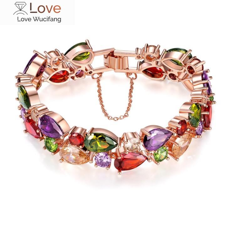 

Fashion jewelry 925 silver New Fashion Crystal from Austrian Bracelet Flashing little Bangles Women Romantic