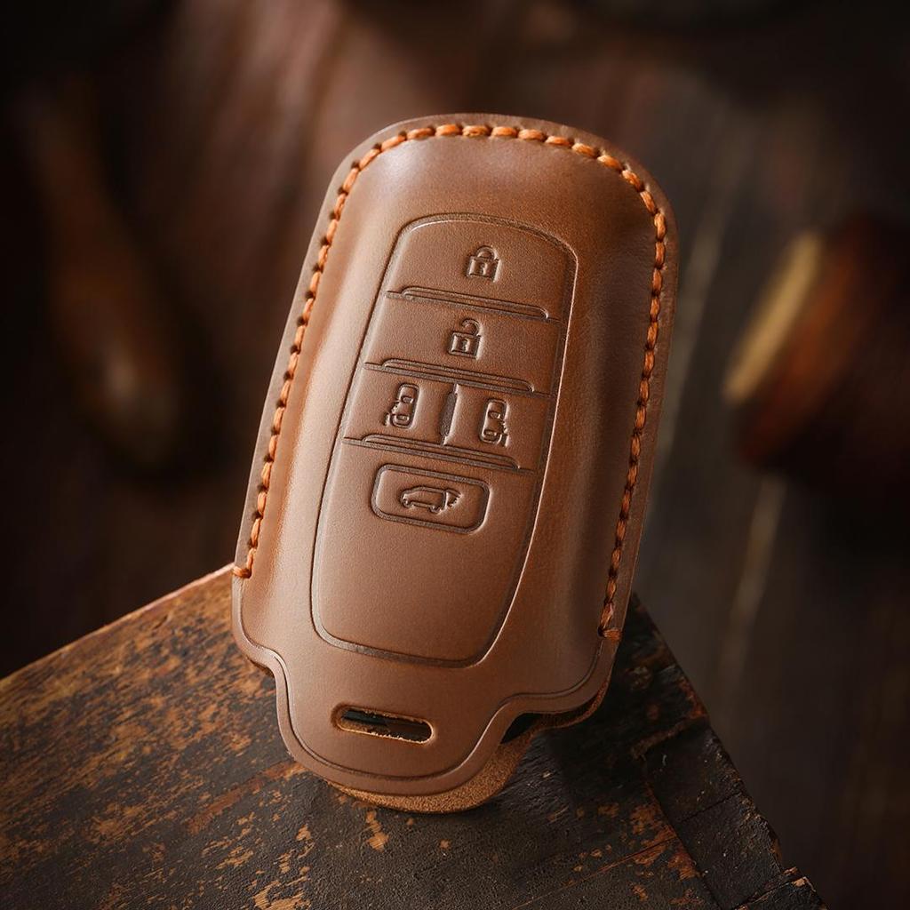 [Toyota] Senagrevia Alphard Vellfire Hiace Granvia Sienna Car Key Cover keychain car key case Cowhide Handmade