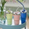 6 PCS for 40 Oz Cup Tumbler Metal Straws Reusable 3 Straight Drinking Accessories Stainless Steel for 40 oz Cup Tumbler