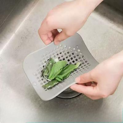 Shower Drain Plug Hair Catcher Stopper Kitchen Sink Strainer Sewer Silicone Bathroom Floor Bathtub Water Filter Home Accessories