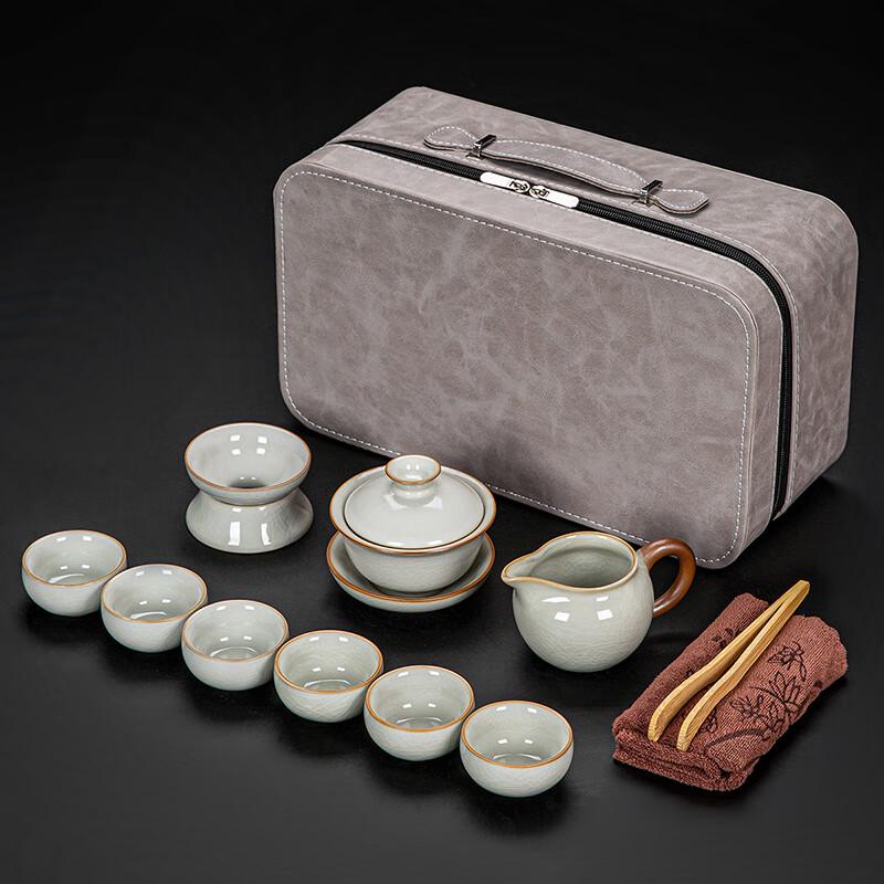 Lainuo Ru Kiln Style Gaiwan Tea Set