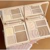 4 Colors Long-Lasting Matte Highlighter Bronzers Palette Face Shading Grooming Powder Makeup 3D Face Contouring Bronzer Cosmetic