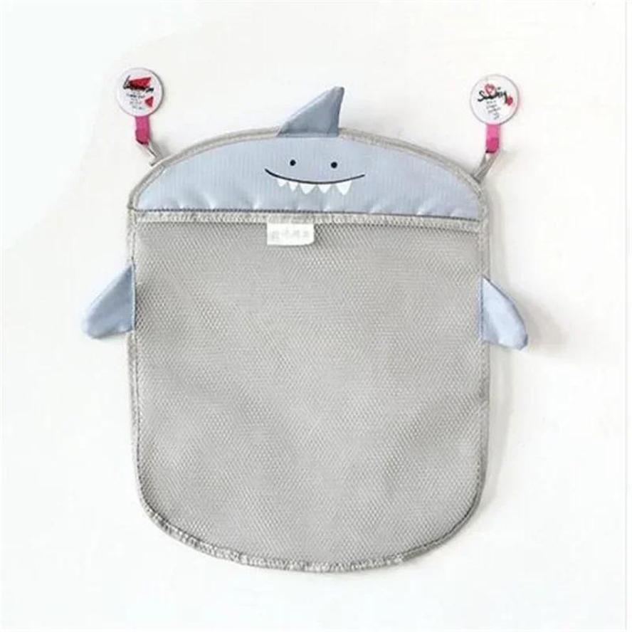 Accrochage Mural Dessin Animé Sacs de Rangement Cuisine Salle de Bain Sac Filet Tissé Jouets de Bain Bébé Contenant Organisateur Shampoing