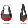Small Pet Dog Cat Sling Carrier - Breathable Mesh Travelling Pet Hands-Free Sling Bag Adjustabled Padded Strap Front Pouch Single Shoulder Bag for