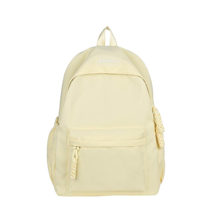 Backpack Female Junior High School High School Student School Bag Ins Japanese Simple Versatile Large Capacity Travel Backpack Male