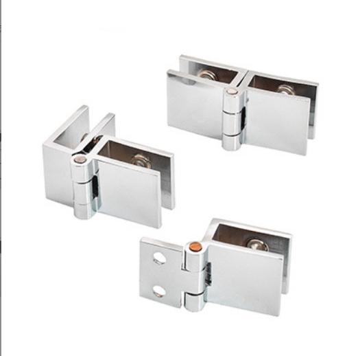 5-8mm Badezimmer Dekorativer Verbinder Duschglas Türscharniere Schrank Schrankbeschläge Klemmbeschläge
