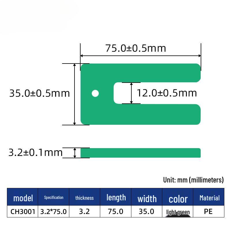 U-Shaped Plastic Flat Washer for Door and Window Installation - Horseshoe Home Decoration Tool, Australia
