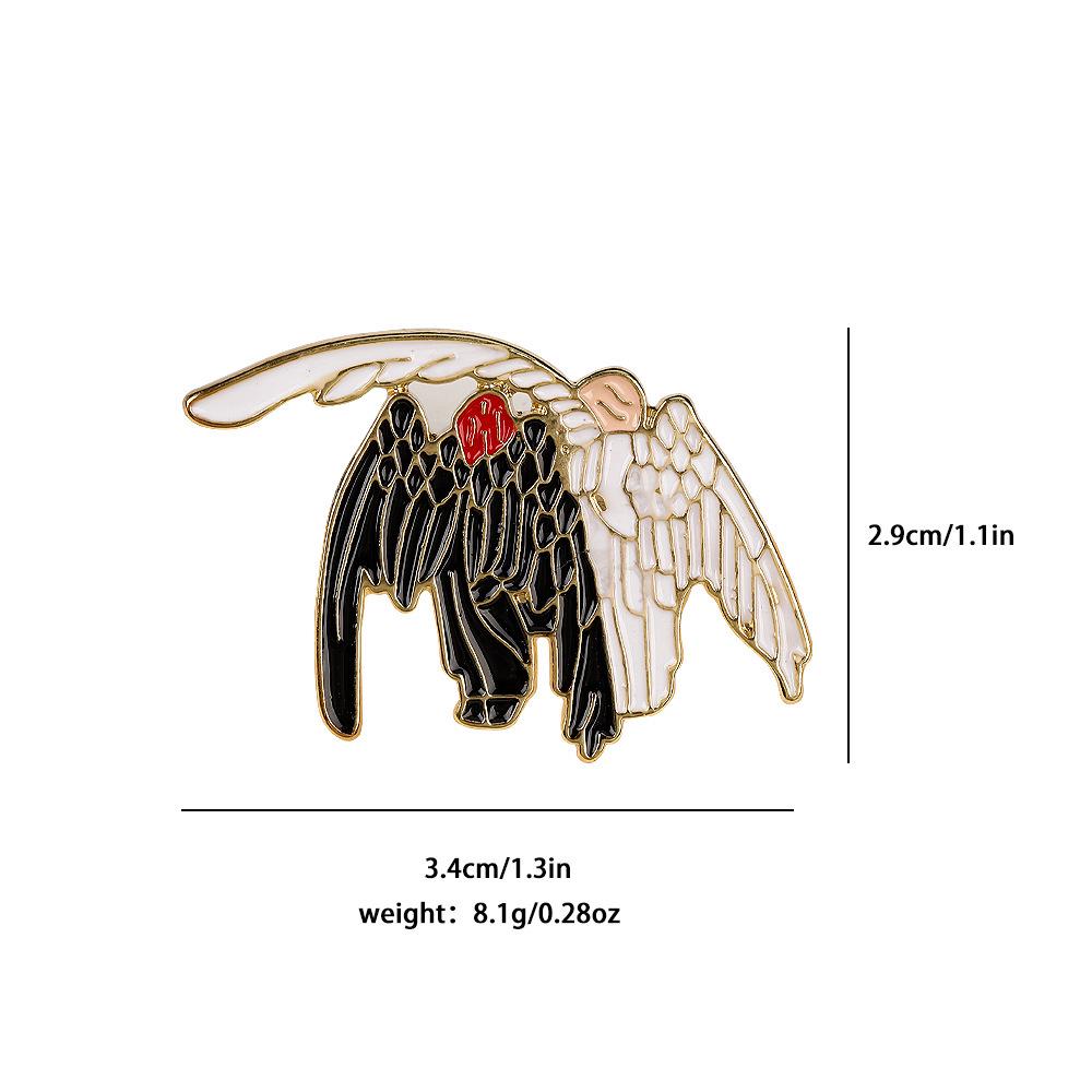 

Греческая мифология Брошь Ангел и Дьявол - Падший ангел Сатана Металлический значок