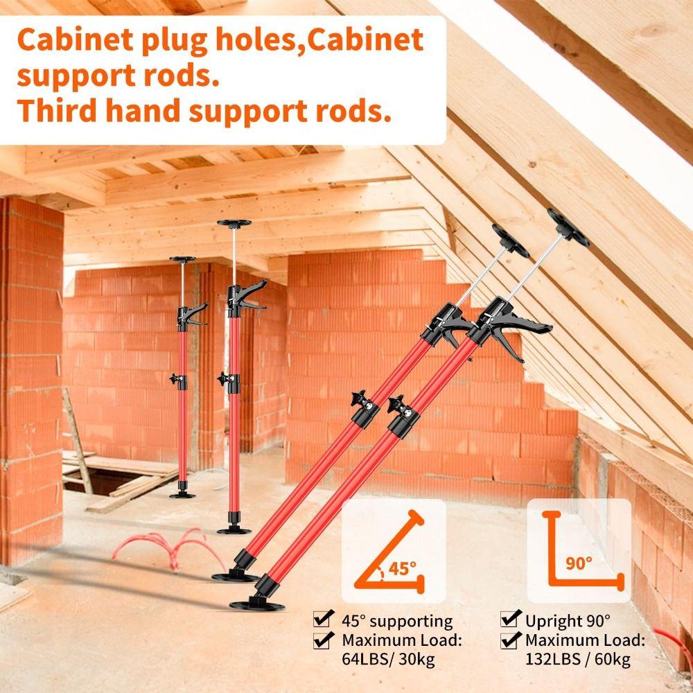 1pc Steel Labor-Saving Arm Jack Adjustable Length Lifter  Installation of Hanging Cabinets