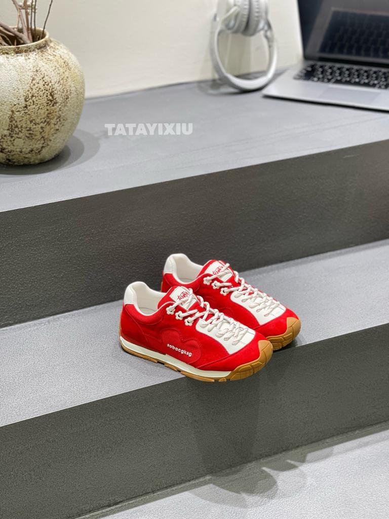 Retro thick-soled women's new breathable casual sports small flower stray shoes soft-soled running shoes