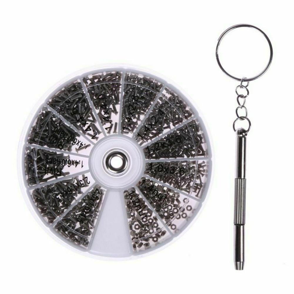 

600Pcs Stainless Steel Bolts with Electronic Hexagonal Nut Classification Kit Type A