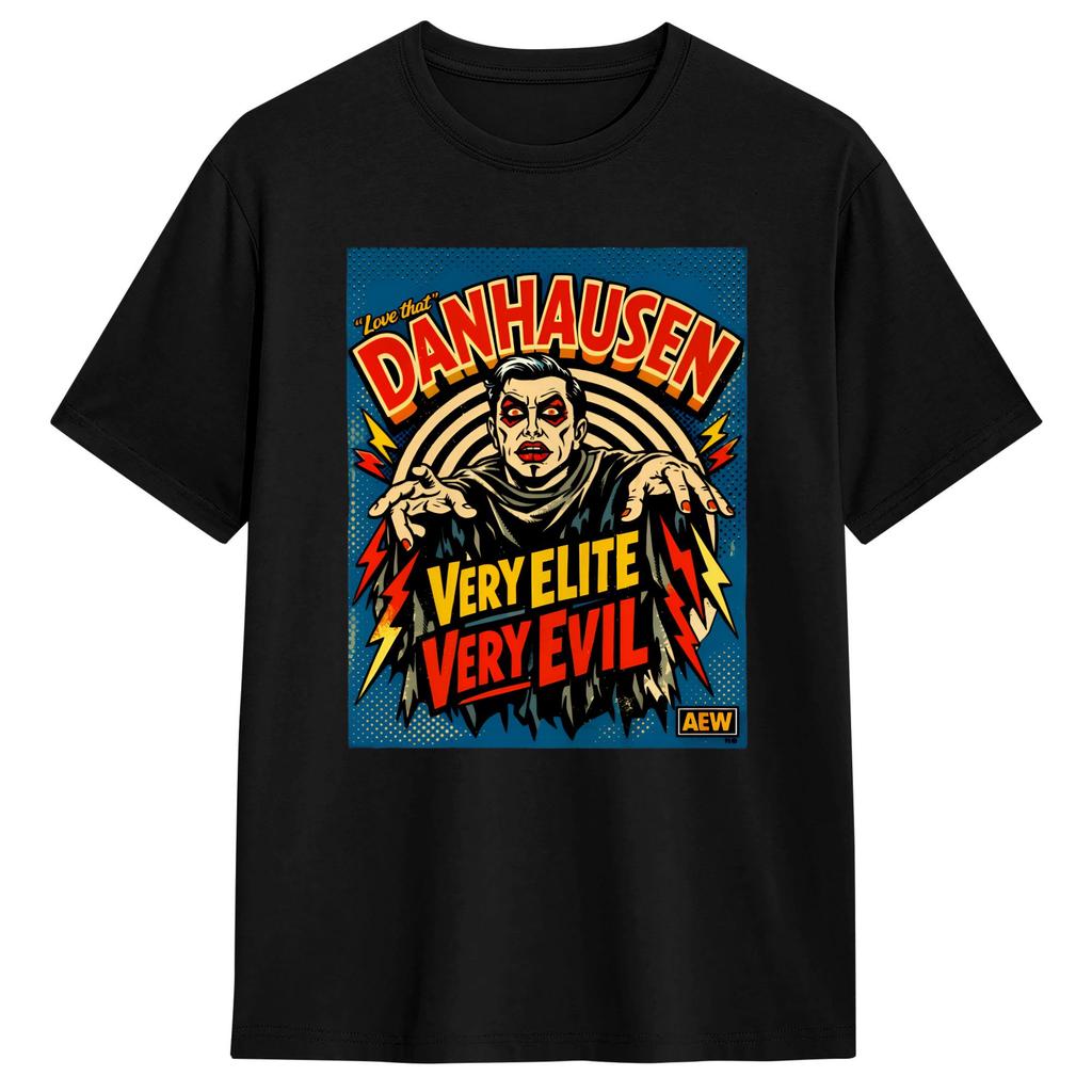 Danhausen Wrestling AEW T-Shirt Sommer Baumwoll-T-Shirts Für Herren Mode Lässiges T-Shirt Kurzarm Y2K Retro Kleidung