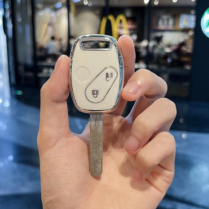 Husa pentru chei de mașină din Tpu cu 2/3 butoane pentru Honda Fit CIVIC JAZZ Pilot Accord CR-V Freed Freed Pilot StepWGN Insight Protector