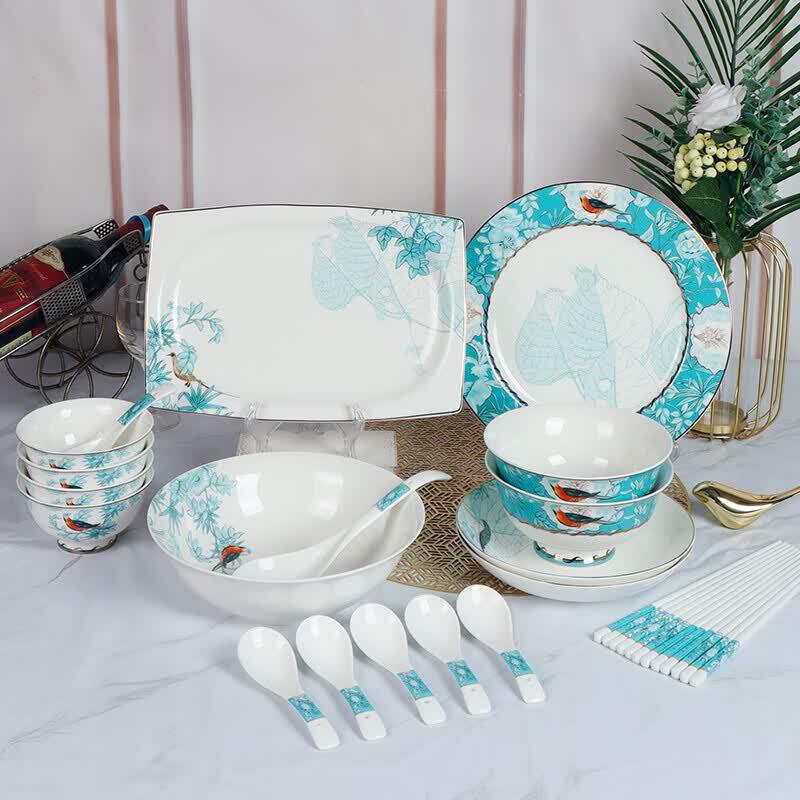 Zankang Joyful Plum Blossom Ceramic Dinnerware Set