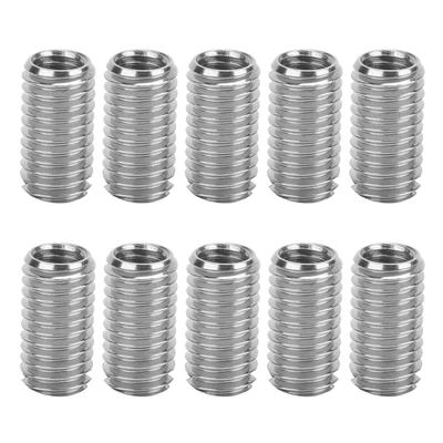 10Pcs Thread Inserts Male Female Reducing Nut Stainless Steel Repair Tool Industrial Hardware
