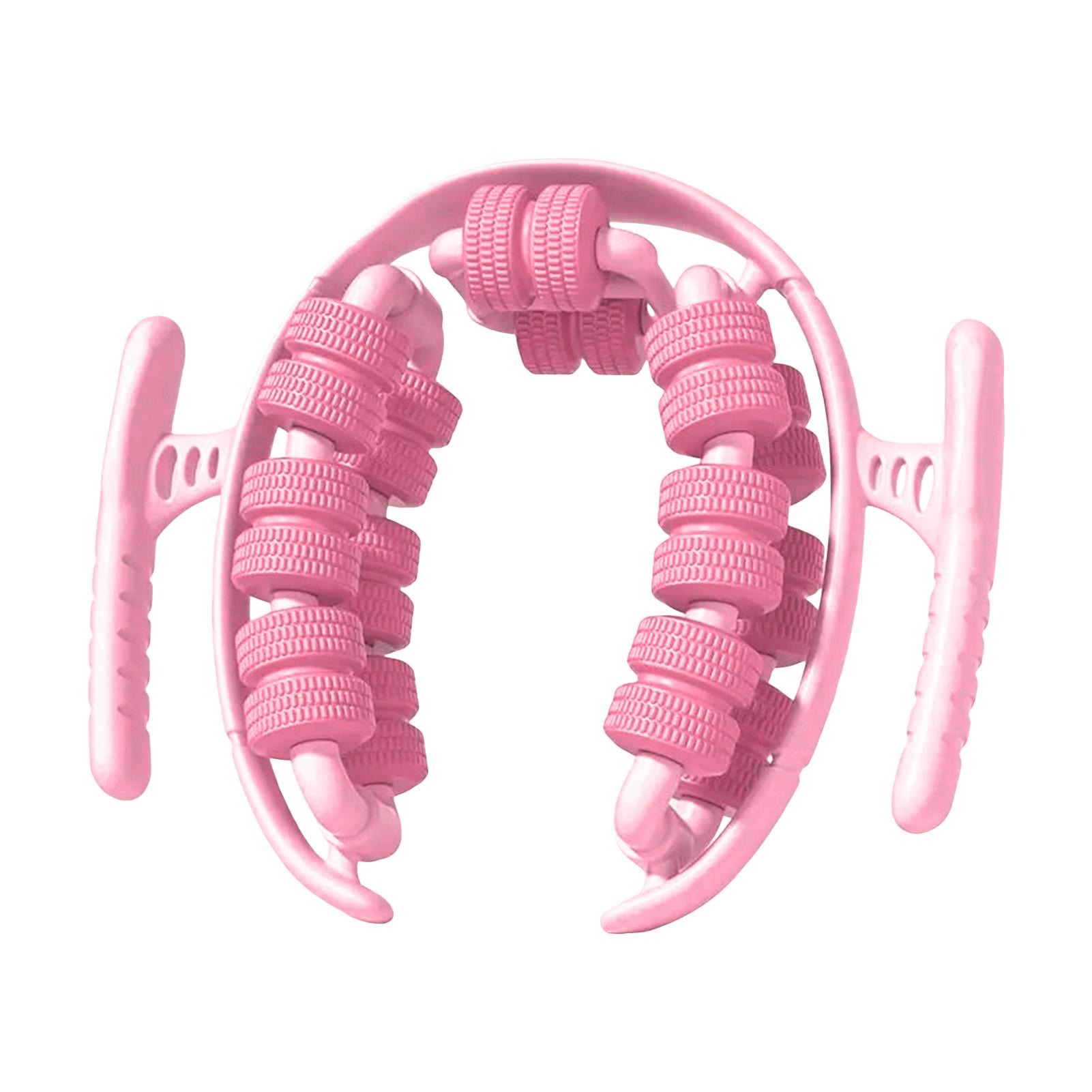 

Leg Massager Portable 28 Wheel Leg Massager For Yoga Dancing Running Fitness Rehabilitation Training Sports Relaxing Supplies рожевий