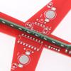 1 Set Flashing Led Pcb Diy Electronic Kit Small Airplane Cd4017 Flow Lamp Welding Practice Electronic Science Assembly Kit
