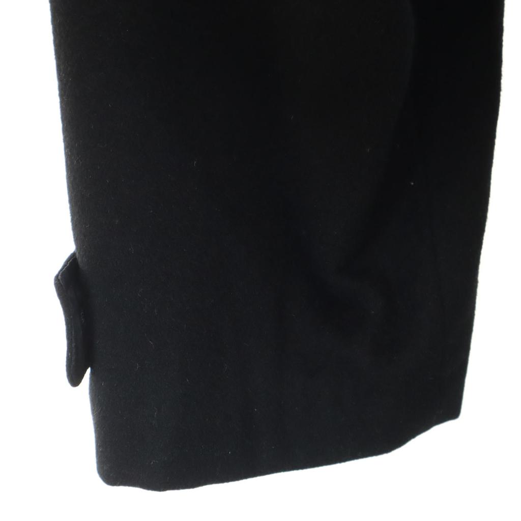 Kaschmir-Mischung Edelstahlkragen Mantel L schwarz Herren Gebraucht