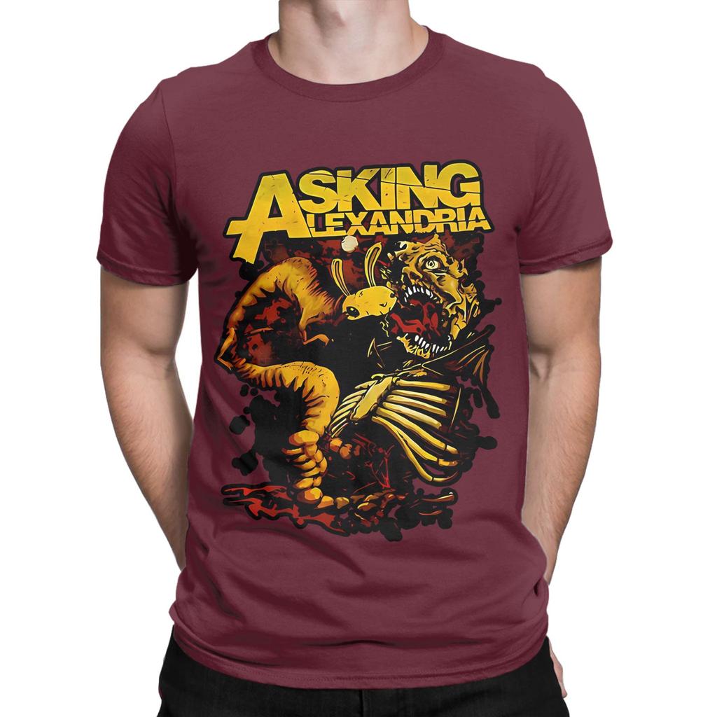Askings Alexandrias Roll Novelty 100 Cotton TShirt Asking Alexandria Tees Tops For Unisex