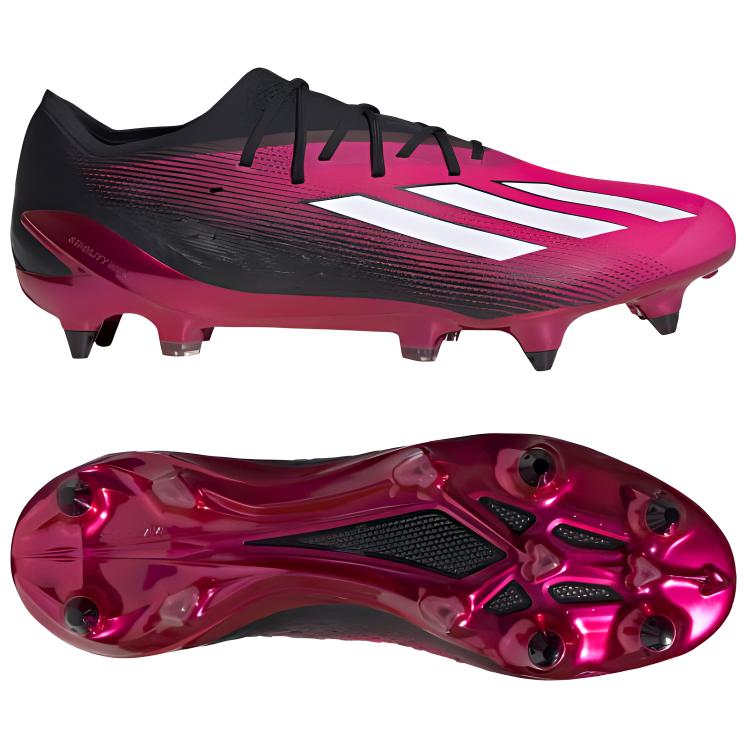 Adidas X Speed Portal.1 Versatile Comfortable Minimalist Non-Slip Durable Football Shoes Unisex Football Shoes Black GZ5093