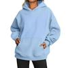 Women's Heartbeat Print Hoodie & Sweatshirt Sportswear Set - Spring/Autumn Casual Style