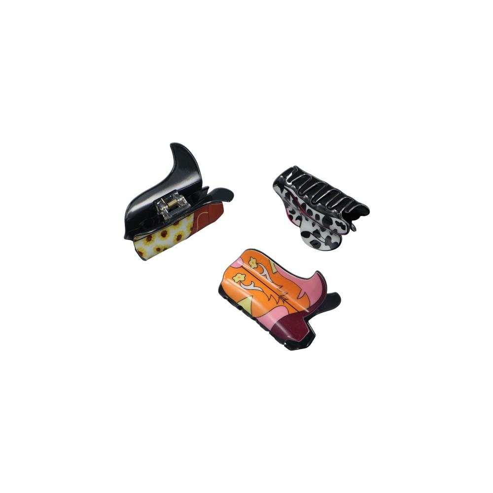 

Hair Clip Tongue Star Hair Claw Cowboy Hat Grab Clip Female Hair Accessories Korean Style Headwear E